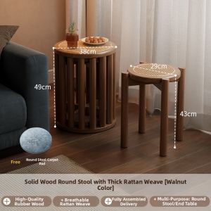 DONGMU | Black Foldable Multipurpose Stool