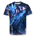 King Glory Han Xin Bai Longyin Clothes 3D Print Men's and Women's Short Sleeve T-Shirt Spring and Summer Teenagers Kids Cos Tops. 