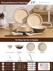 Retro High Appearance Tableware Set