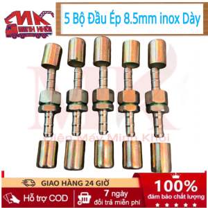 Bộ Cốt Ép Dây Máy Rửa Xe Dây Xịt Thuốc ( 1 bộ gồm 1 cốt + 2 áo bọc ) Ren 13mm Bằng Inox