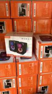 Loa vi tính mini 2.0 LeerFei YST-1046 bass siêu trầm Led RGB nhiều màu tuyệt đỉnh cho laptop máy tính điện thoại tivi...