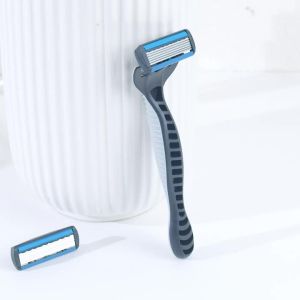 Hướng Dẫn Sử Dụng Dao Cạo An Toàn 1 Tay Cầm + 12/17 Có Thể Thay Thế 6 Lớp Lưỡi Dao Bằng Thép Không Gỉ Nam Nữ Cạo Râu Tẩy Lông Đầu Máy Cạo Râu