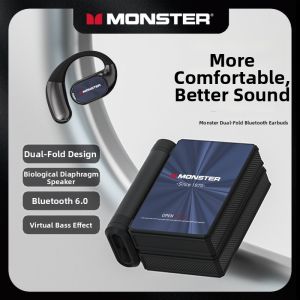 Monster | Over-ear Open-ear Air Bone Conduction Sport Noise-reducing AI Translation Bluetooth Headphones | Trending Choice Alongside AI Work Gear