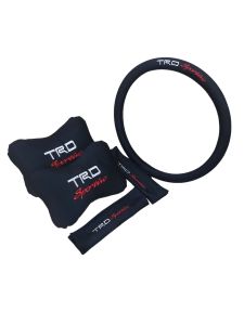 Bantal Mobil Toyota TRD sportivo paket setir seatbelt Dacron 100%