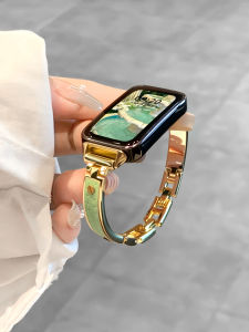 Uhada | Metal Crescent Creative Fast Buckle Leather Strap Watch Band