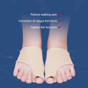 SRIEI 1Pair Toe Corrector Orthotics Feet Foot Care Bunion Straightener Bone Thumb Adjuster Correction Soft Pedicure Socks