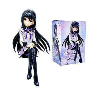 Bandai | 2026 Puella Magi Madoka Magica Figure Kaname Madoka Akemi Homura Noodle Stopper Sitting Anime PVC Figure Desk Ornament Toy Gifts
