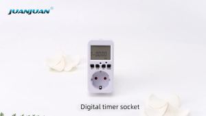 juan juan | Cycle Programmable Digital Timer Outlet Switch Multifunctional Digital Timer Socket 120V-60Hz 15A with UK/US/FR/EU Plug