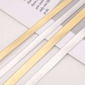 5M PU da sáng Viền Dải vàng bạc DIY Phụ kiện May Chất Liệu Da Mỏng Cho Nhà Vải túi đựng quần áo Rèm Cửa gối sofa