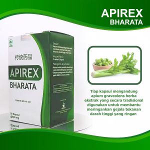 Obat Hipertensi Penurun Darah Tinggi APIREX BHARATA Original 100% - Obat Kolesterol Tinggi Vertigo