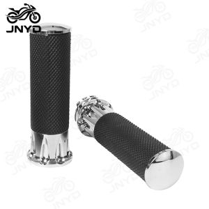 JNYD Motorcycle 1"/ 25mm Handlebar Hand Grips Throttle Grip For Harley Touring Electra Street Glide Sportster XL 48 Softail Dyna