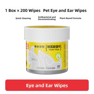 HELLOLEIBOO | Tear Stain Remover Cleaning Wipes For Pets