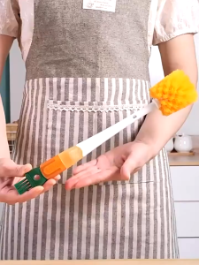 แปรงขัดทําความสะอาดแก้ว แปรงขวด แปรงถ้วย อเนกประสงค์ 5 ใน 1 ล้างถ้วย คอมโบ ทำความสะอาด กำจัดคราบ แปรงถ้วย