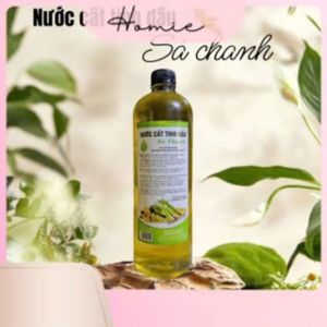 Tinh dầu sả chanh nước cất tinh dầu sả chanh 100% organic sạch khuẩn tự nhiên chai lớn 1L_TDSC