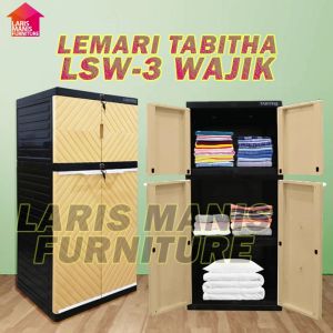 LEMARI TABITHA MODEL TERBARU LSW 3 WAJIK LS2P WAJIK KUNCI LEMARI ANAK LEMARI PAKAIAN MURAH BERKUALITAS LEMARI PAKAIAN MINIMALIS
