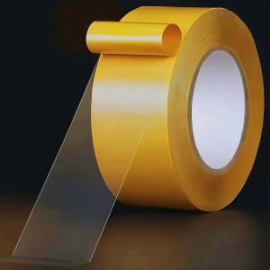 Ultra-Thin Heavy Duty Double Sided Tape for Walls Woodworking Crafts Poster Arts Rug Fixed Scrapbook Curtains No Residue
