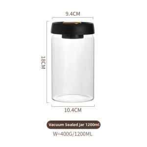 AB | Vacuum Sealed Food Storage Container Glass