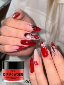 Bộ Dụng Cụ Làm Móng Bột Nhúng Halloween 4 Món Với 4 Màu - Bột Trang Trí Móng Màu Bí Ngô Đen Đỏ Chất Liệu ABS