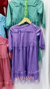 ADANBI Gamis Maxi Ziya Kids 6-8 Tahun: Baju Muslim Anak yang Elegan dan Nyaman