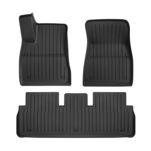 QUEES | Full Coverage TPE Floor Mats for Tesla Model 3/Y
