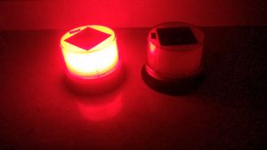 Solar Blinker Beacon Warning Light Magnetic Waterproof Heavy Duty ( JD-020S )