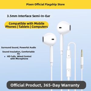 PISEN | Multi-Interface Wired Headphones Type-C Lightning