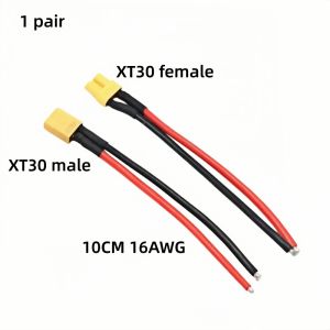 1 Pair Xt60 Xt30 T Xt90 Mpx Plug Male/Female Connector Plug With 12/14/16AWG Silicone Wire 100mm For Rc Battery Cable