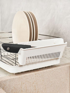 Japanese Style Kitchen Sink Drain Rack Cutlery Storage Holder Wall Mounted No Drilling Required Utensil Organizer Chopsticks Cage