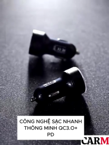 Tẩu sạc nhanh giá rẻ 2 cổng USB thích hợp cho mọi dòng xe ô tô