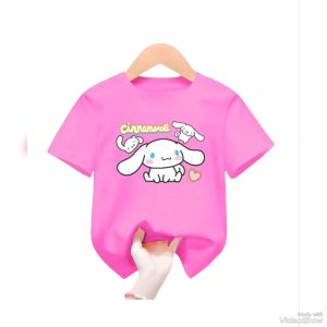 Atasan Kaos Anak Perempuan CINNAMOROLL Usia 1-12 Thn