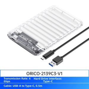 Orico | External Hard Drive Enclosure 10Gbps Type-c