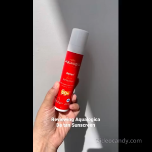 Aqualogica Detan+ Dewy Sunscreen with Cherry Tomato & Hyaluronic Acid with SPF 50 & PA++++ - 50g