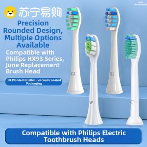 Philips Compatible Electric Toothbrush Heads Deep Cleaning Adult Hardness Grade Normal Specification L3585 June Initial