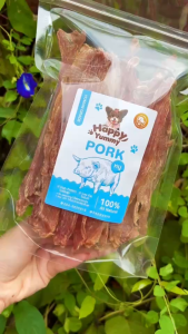 สันในหมูหมูอบแห้ง ขนมสุนัข อุดมไปด้วยวิตามินบีรวม ดีต่อระบบประสาท