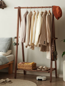 Wooden Multifunction Hanger Stand
