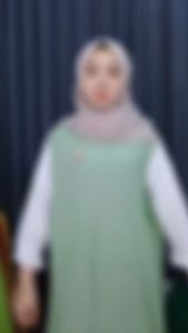 Dress Fathia Crinkle Airflow Premium Terbaru Lengan Kombinasi