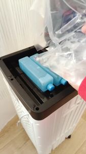 Meier พัดลมไอเย็น ขนาด 13/10 ลิตร แถมเจลเย็น รับประกัน 2 ปี มีล้อ แผ่นกรองอากาศ พัดลมแอร์ พัดลมไอน้ํา Air cooler BaanD