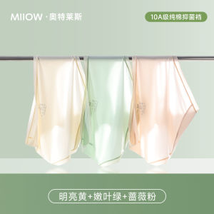 Cat Woman Ice Silk Underwear Breathable Cool Feeling Seamless Womens Triangle Pants New mid Waist Summer Thin Film Pants
