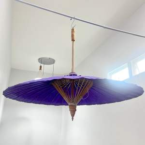 ร่มแขวน ร่มกลับด้าน ผ้าเคลือบสีน้ำมัน กันน้ำ ขนาดรัศมี 17 นิ้ว