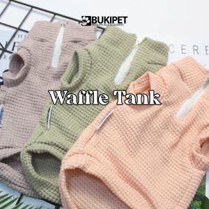 Baju Kucing Anjing Kelinci Cewek Cowok Lucu Murah 5 Ribu - BUKI WAFFLE TANK SERIES