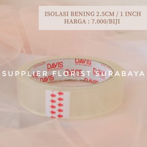 isolasi bening/isolasi plastik/isolasi davis merah/isolasi bening 2cm/isolasi kertas