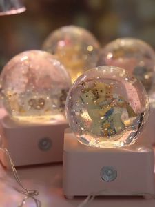 Hộp Nhạc Cầu Tuyết Wedding Trang trí Quà Tặng