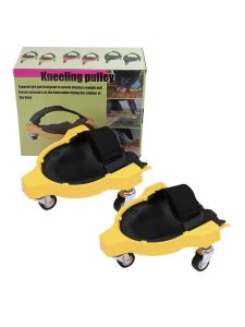 Kneeling Knee Roller Tile Grouting Work Knee Pads Mobile Mat Specialized Rolling Pad Home Office Use Heat Therapy ABS Material