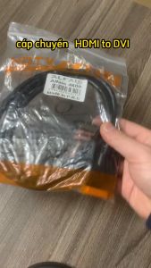 Cáp chuyển HDMI To DVI DVI sang HDMI chất lượng fullHD 1080P mạ vàng Dài 1.5 mét