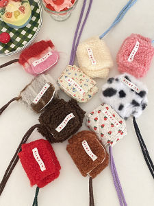 Tang Sugar Bag Stuffed New Arrival Mini Earphone Bag Apple AirPods Halterneck Cosmetics Bag Portable Flip Earphone Bag