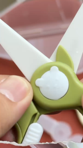 MD - Keola Ceramic Food Scissors – Gunting Makan Anak Aman Bersih & Stylish