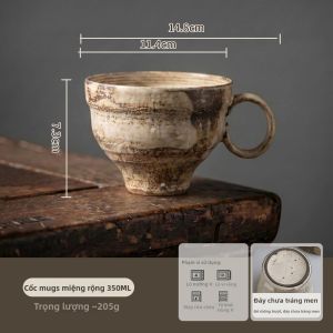 SHELI | Tách Sứ Phong Cách Wabi-Sabi