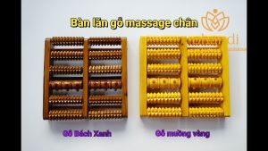 Bàn Lăn Mát Xa Chân Bằng Gỗ Thơm Bách Xanh