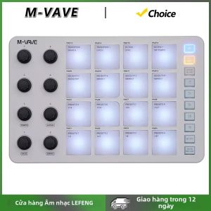 M-VAVE | Bộ Điều Khiển MIDI Không Dây M-VAVE SMC-PAD Bàn Phím MIDI Có Đèn Nền RGB Độ Trễ Thấp Đầu Ra 3.5mm Phù Hợp Với Mọi Trình Độ Kỹ Năng