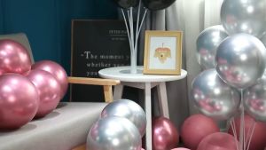 10PCS Metallic Latex Balloons Romantic High End Birthday Party Decoration Latex Chrome Balloons